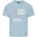 Im Not Always Grumpy Biker Motorcycle Biker Kids T-Shirt Childrens Light Blue