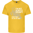 Im Not Always Grumpy Biker Motorcycle Biker Kids T-Shirt Childrens Yellow