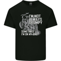 Im Not Always Grumpy Biker Motorcycle Biker Mens Cotton T-Shirt Tee Top Black