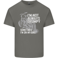 Im Not Always Grumpy Biker Motorcycle Biker Mens Cotton T-Shirt Tee Top Charcoal