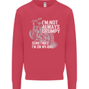 Im Not Always Grumpy Biker Motorcycle Biker Mens Sweatshirt Jumper Heliconia