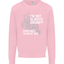 Im Not Always Grumpy Biker Motorcycle Biker Mens Sweatshirt Jumper Light Pink