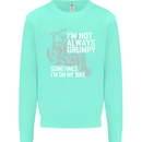 Im Not Always Grumpy Biker Motorcycle Biker Mens Sweatshirt Jumper Peppermint