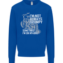 Im Not Always Grumpy Biker Motorcycle Biker Mens Sweatshirt Jumper Royal Blue