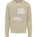 Im Not Always Grumpy Biker Motorcycle Biker Mens Sweatshirt Jumper Sand