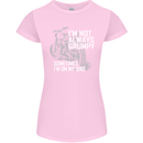 Im Not Always Grumpy Biker Motorcycle Biker Womens Petite Cut T-Shirt Light Pink