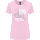 Im Not Always Grumpy Biker Motorcycle Biker Womens Wider Cut T-Shirt Light Pink