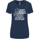 Im Not Always Grumpy Biker Motorcycle Biker Womens Wider Cut T-Shirt Navy Blue
