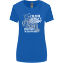 Im Not Always Grumpy Biker Motorcycle Biker Womens Wider Cut T-Shirt Royal Blue