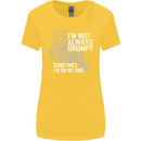 Im Not Always Grumpy Biker Motorcycle Biker Womens Wider Cut T-Shirt Yellow