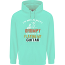 Im Not Always Grumpy Guitar Funny Guitarist Childrens Kids Hoodie Peppermint