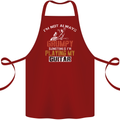 Im Not Always Grumpy Guitar Funny Guitarist Cotton Apron 100% Organic Maroon