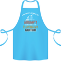 Im Not Always Grumpy Guitar Funny Guitarist Cotton Apron 100% Organic Turquoise