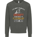 Im Not Always Grumpy Guitar Funny Guitarist Kids Sweatshirt Jumper Storm Grey