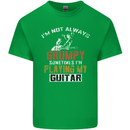 Im Not Always Grumpy Guitar Funny Guitarist Kids T-Shirt Childrens Irish Green