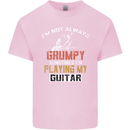 Im Not Always Grumpy Guitar Funny Guitarist Kids T-Shirt Childrens Light Pink