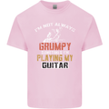 Im Not Always Grumpy Guitar Funny Guitarist Mens Cotton T-Shirt Tee Top Light Pink