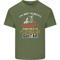 Im Not Always Grumpy Guitar Funny Guitarist Mens Cotton T-Shirt Tee Top Military Green