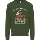 Im Not Always Grumpy Guitar Funny Guitarist Mens Sweatshirt Jumper Forest Green