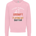 Im Not Always Grumpy Guitar Funny Guitarist Mens Sweatshirt Jumper Light Pink