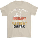 Im Not Always Grumpy Guitar Funny Guitarist Mens T-Shirt Cotton Gildan Sand
