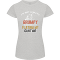 Im Not Always Grumpy Guitar Funny Guitarist Womens Petite Cut T-Shirt Sports Grey