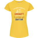 Im Not Always Grumpy Guitar Funny Guitarist Womens Petite Cut T-Shirt Yellow