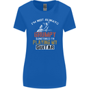 Im Not Always Grumpy Guitar Funny Guitarist Womens Wider Cut T-Shirt Royal Blue