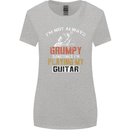 Im Not Always Grumpy Guitar Funny Guitarist Womens Wider Cut T-Shirt Sports Grey