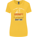 Im Not Always Grumpy Guitar Funny Guitarist Womens Wider Cut T-Shirt Yellow