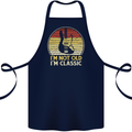 Im Not Old Classic Guitar Rock n Roll Punk Cotton Apron 100% Organic Navy Blue