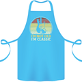 Im Not Old Classic Guitar Rock n Roll Punk Cotton Apron 100% Organic Turquoise