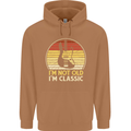 Im Not Old Classic Guitar Rock n Roll Punk Mens 80% Cotton Hoodie Caramel Latte