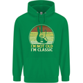Im Not Old Classic Guitar Rock n Roll Punk Mens 80% Cotton Hoodie Irish Green