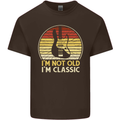 Im Not Old Classic Guitar Rock n Roll Punk Mens Cotton T-Shirt Tee Top Dark Chocolate