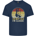 Im Not Old Classic Guitar Rock n Roll Punk Mens Cotton T-Shirt Tee Top Navy Blue