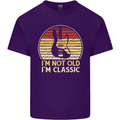 Im Not Old Classic Guitar Rock n Roll Punk Mens Cotton T-Shirt Tee Top Purple