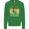 Im Not Old Classic Guitar Rock n Roll Punk Mens Sweatshirt Jumper Irish Green