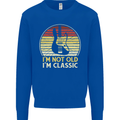 Im Not Old Classic Guitar Rock n Roll Punk Mens Sweatshirt Jumper Royal Blue