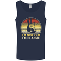 Im Not Old Classic Guitar Rock n Roll Punk Mens Vest Tank Top Navy Blue