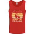 Im Not Old Classic Guitar Rock n Roll Punk Mens Vest Tank Top Red