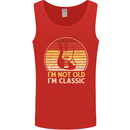 Im Not Old Classic Guitar Rock n Roll Punk Mens Vest Tank Top Red