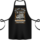 Im Not Santa Delivery Driver Christmas Cotton Apron 100% Organic Black
