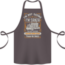 Im Not Santa Delivery Driver Christmas Cotton Apron 100% Organic Dark Grey