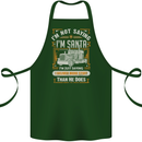 Im Not Santa Delivery Driver Christmas Cotton Apron 100% Organic Forest Green