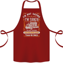 Im Not Santa Delivery Driver Christmas Cotton Apron 100% Organic Maroon