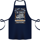 Im Not Santa Delivery Driver Christmas Cotton Apron 100% Organic Navy Blue