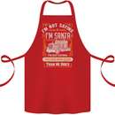 Im Not Santa Delivery Driver Christmas Cotton Apron 100% Organic Red