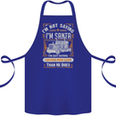Im Not Santa Delivery Driver Christmas Cotton Apron 100% Organic Royal Blue