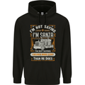 Im Not Santa Delivery Driver Christmas Mens 80% Cotton Hoodie Black